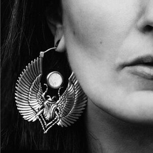 Ask & Embla Scarab Earrings
